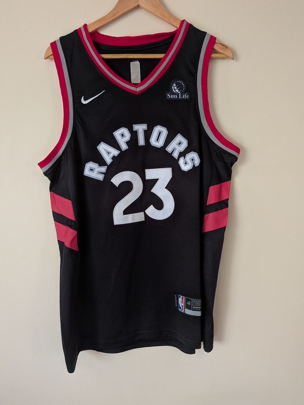 Nike Toronto Raptors Jersey #23 Vanvleet Basketball Jersey
